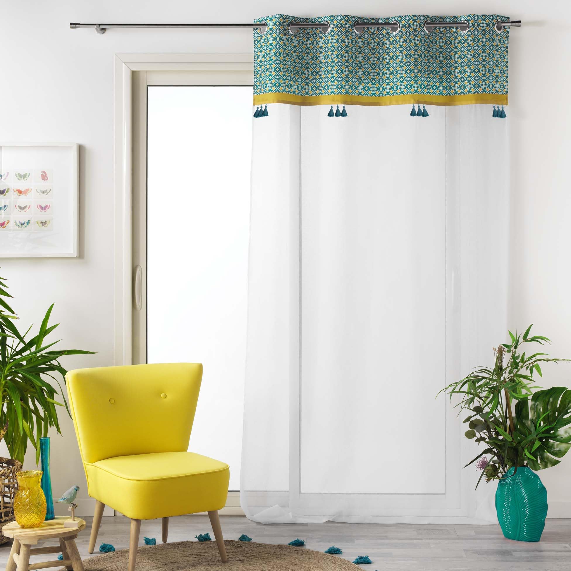 Douceur d'Intérieur Curtain 140 x 240 cm Blue