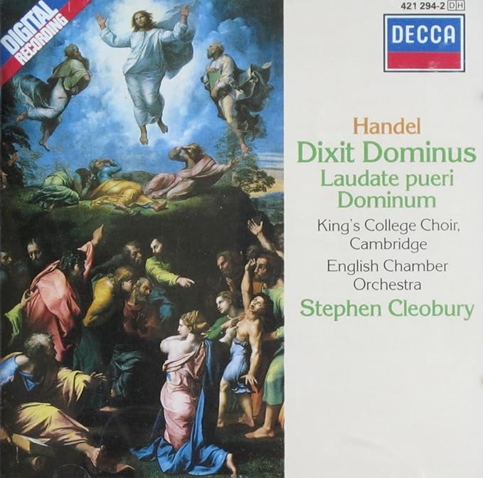 Dixit Dominus by Handel, Kings College Choir, Cleobury Amazon.co.uk Music
