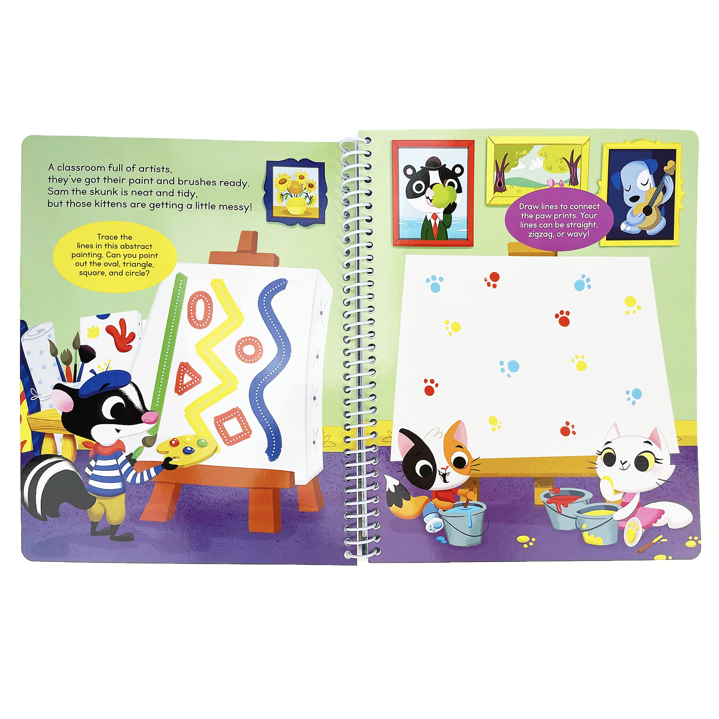 Write & Erase ABC and 123: Wipe Clean Writing & Tracing Workbook Skills for Preschool Kids and Up Ages 3-5: Includes Letter and Number Tracing, Early ... Erase Marker & Bonus Restickable Stickers. Write & Erase ABC and 123: Wipe Clean Writing & Tracing Workbook Skills for Preschool Kids and Up Ages 3-5: Includes Letter and Number Tracing, Early ... Erase Marker & Bonus Restickable Stickers. Spiral