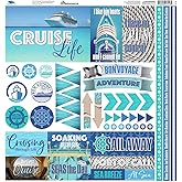 Reminisce Cruise Life (CRL-100) 12x12 Sticker Sheet