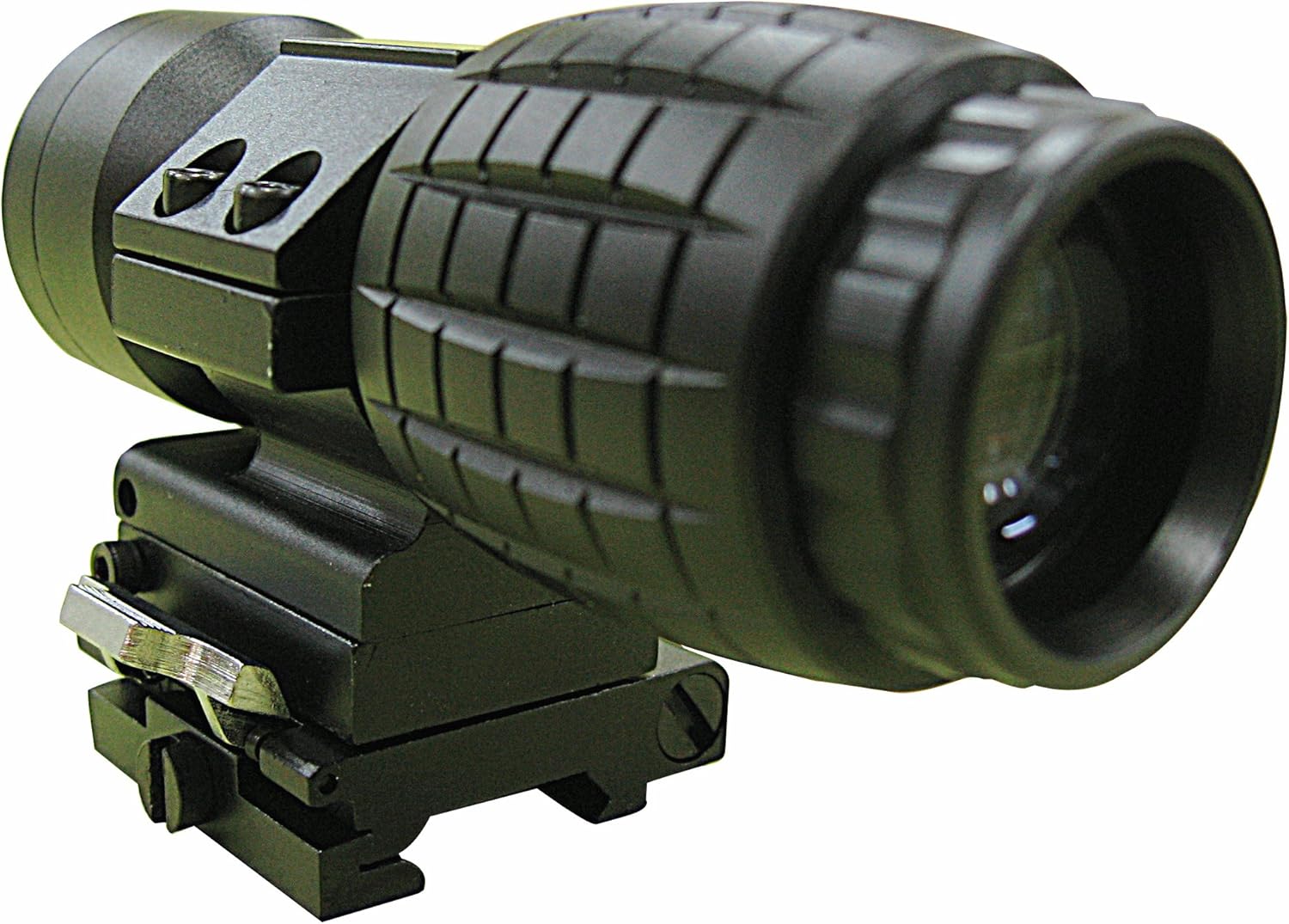 Tactical 3X Magnifier Rifle Scope with Flip to Side Scope Mount Gun