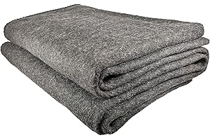 EMERGENCY PREP GEAR EPG Extra Large Wool Blanket with Zippered Bag | Warm, Comfortable, Stylish, Military | XL Queen/King - 72 x 92 in, 80% Wool, 5.35 lbs | Camping, Outdoor, Bedding, Emergency, Survival, Cabin, RV