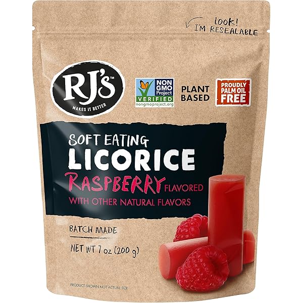 Amazon.com : RJ's Soft Australian Licorice, Natural Raspberry