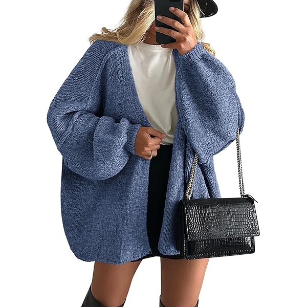 CEINOM Y2k Grunge Women's Sweater Zip Up Cardigan Crop