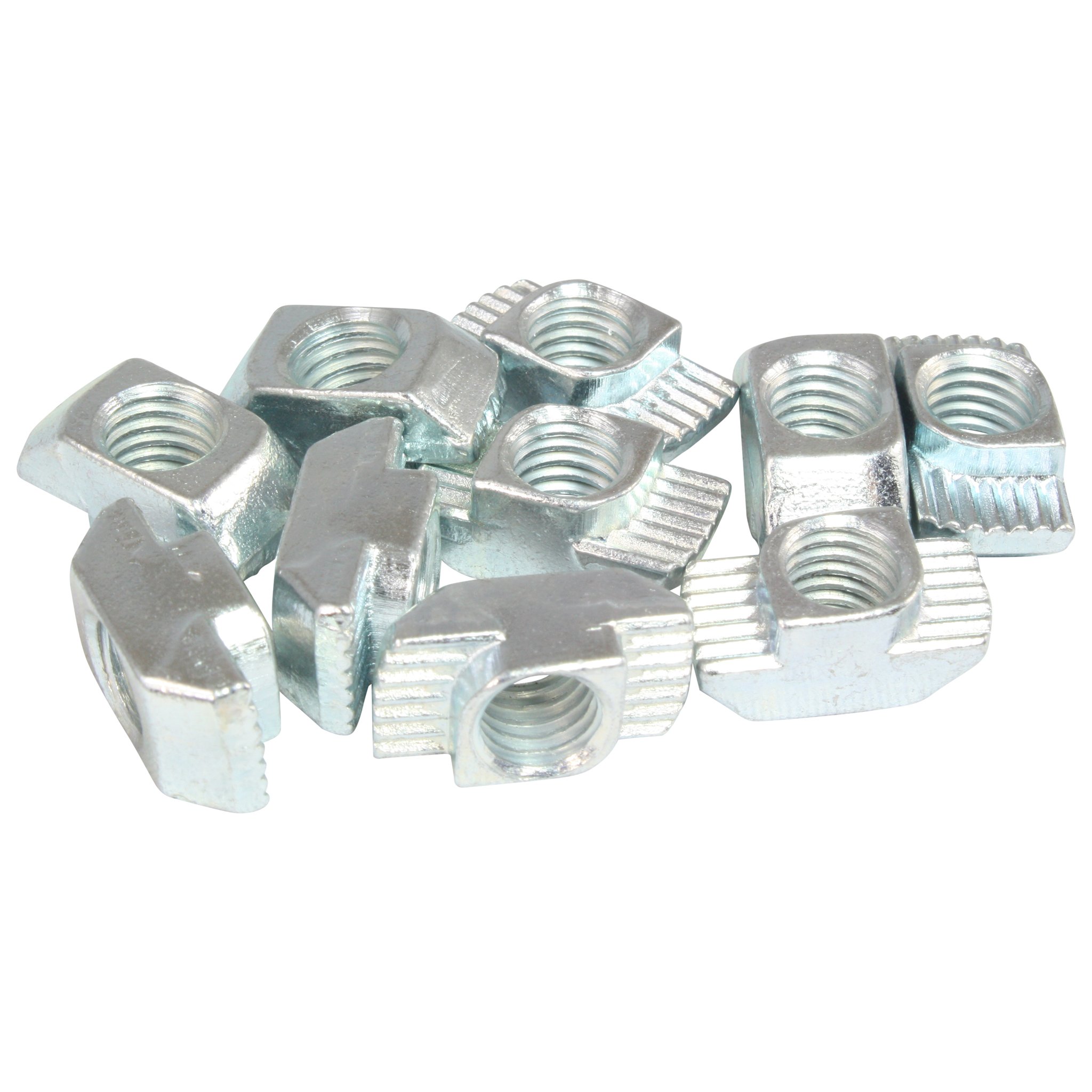 100x Hammer Nut 10 - Type B - M8 Bar 3.0 mm Galvanised Steel