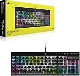 Corsair K55 RGB PRO XT Membrane Keyboard UK QWERTY IP42 Black view 9