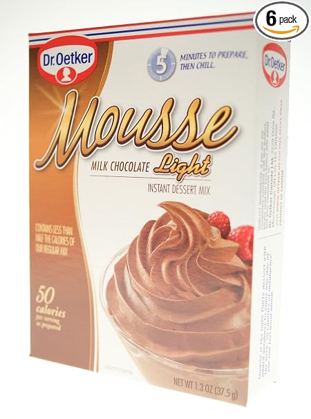 Dr.oetker Mousse Light instant dessert Mix Milk chocolate (058336135101)