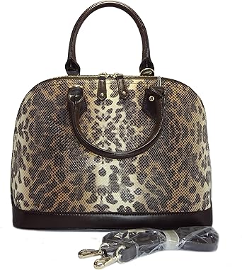 leopard print satchel