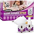 ETEVIVO Cat Pheromones Calming Diffuser Cat Anxiety Relief Pheromones for Cats Promotes Well-Being & Comfort Cat Calming Diffuser with 2 Refills 60 Days Long Lasting Serenity