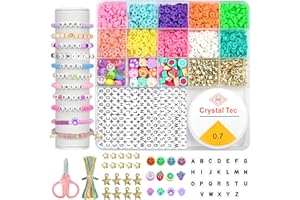 Riccioofy Valentines Day Gifts for Kids - 3000 Clay Beads Bracelet Making Kit - Preppy Taylor Inspired Friendship Bracelets - Valentines Arts and Crafts Gift for Ages 6-12 Girl,Party Favors for Kids