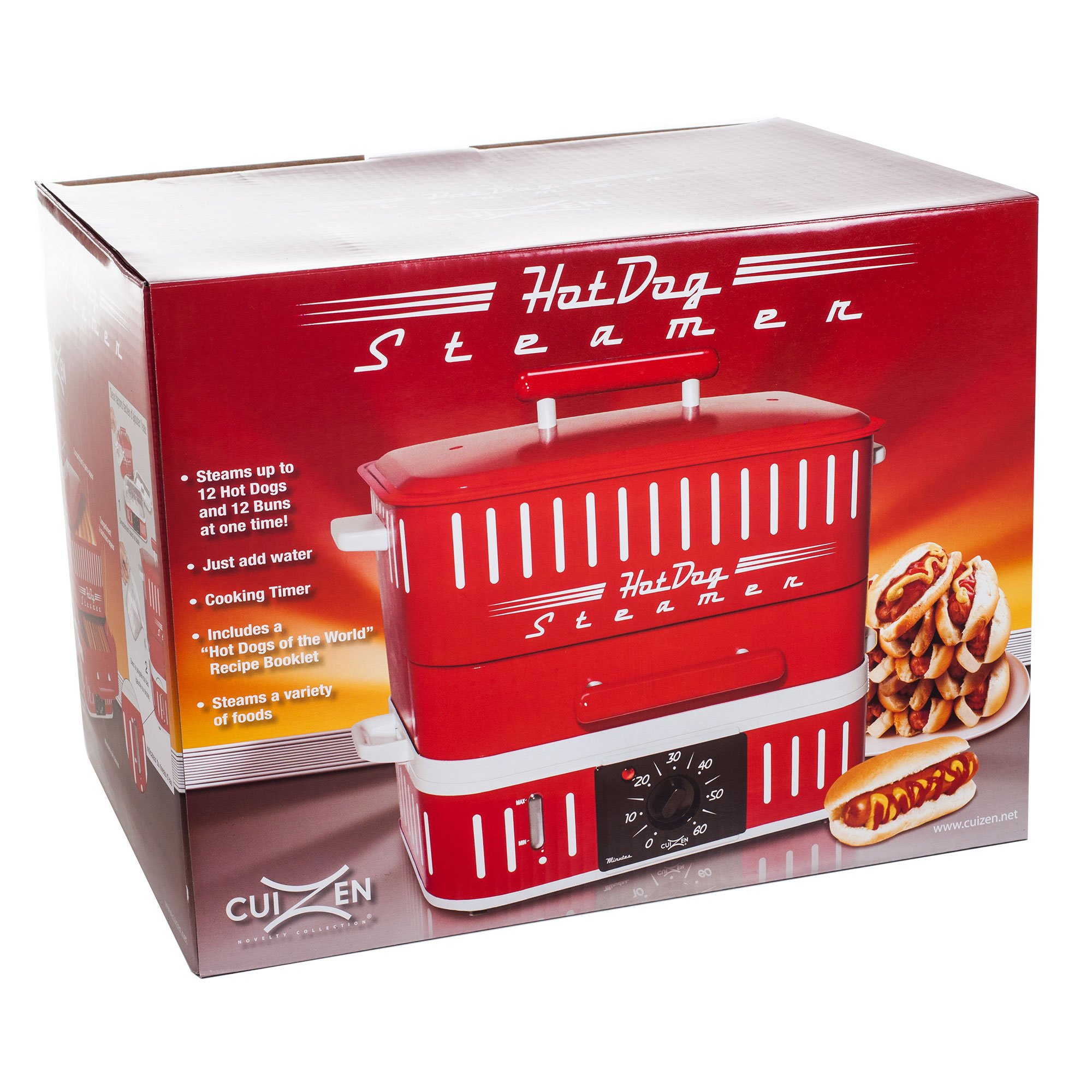CuiZen ST-1412 Hotdog Steamer