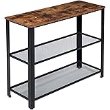 owings console table with 2 shelves