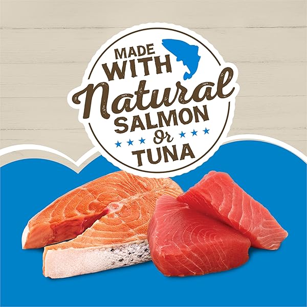PURINA FRISKIES OCEAN FAVORITES WET CAT FOOD PATE AND MEATY BITS VARIETY PACK WITH SALMON AND TUNA – (PACK OF 24) 5.5 OZ. CANS