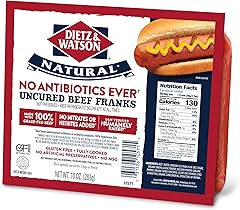 Dietz & Watson, Uncured Beef Franks, 10 oz
