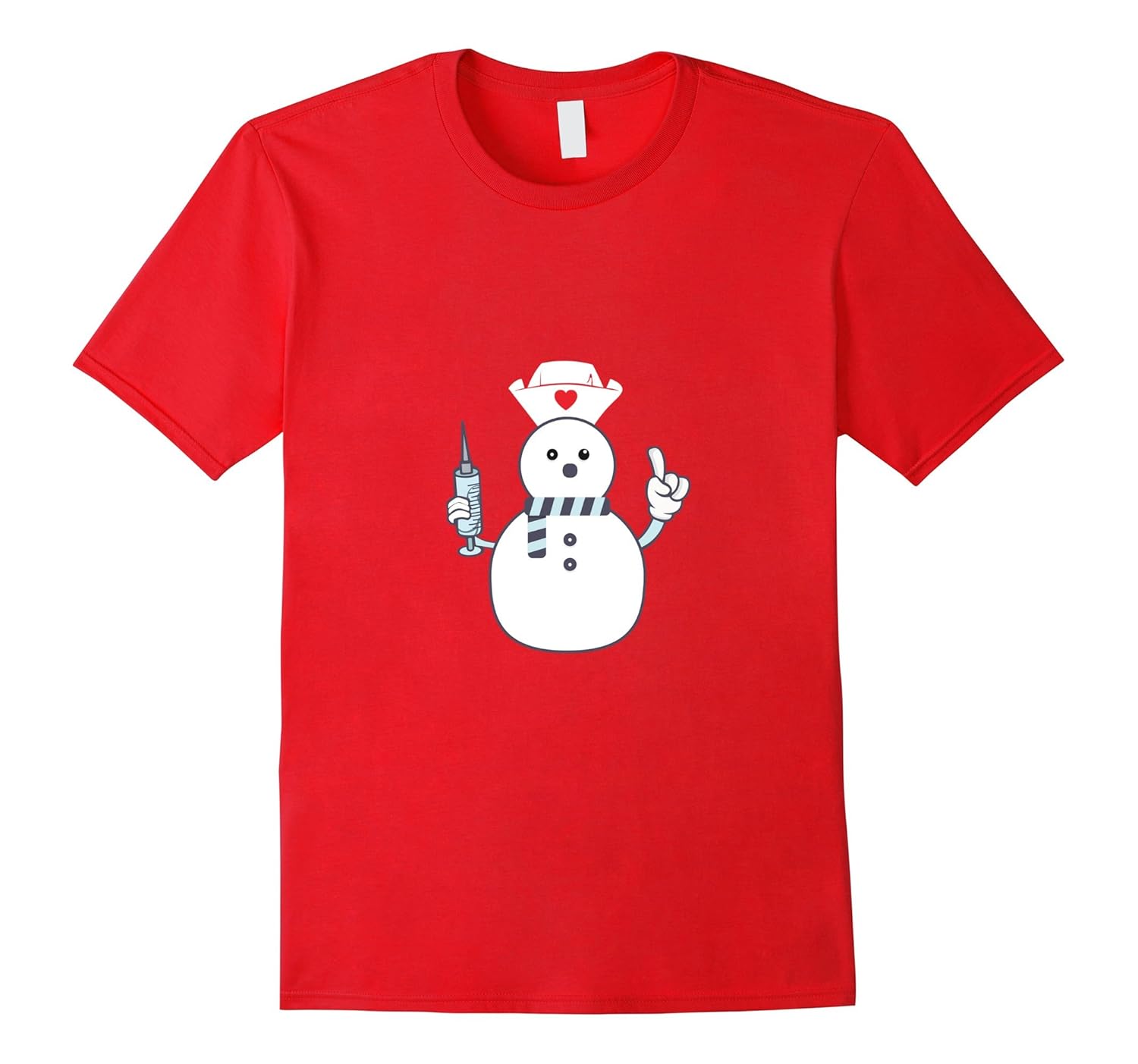 Snowman Nurse - Funny Christmas Nurse Shirts-Rose