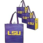 FOCO NCAA Team Logo Reusable Grocery Shopping Bags Totes