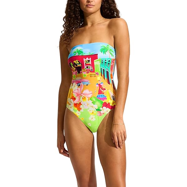Seafolly Shine On Deep-V Maillot 新品未使用 Seafolly Shine On Deep-V Maillot 新品未使用