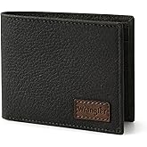 Wrangler Bifold Wallet for Men, Genuine Leather, Gift for Him | Gift for Him