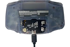 FINDING HARVEST Game Boy Advance Rechargeable Battery Mod, 1800mAh Lithium LiPo, USB-C Charging, For Original Gameboy Advance (Battery Module Only)