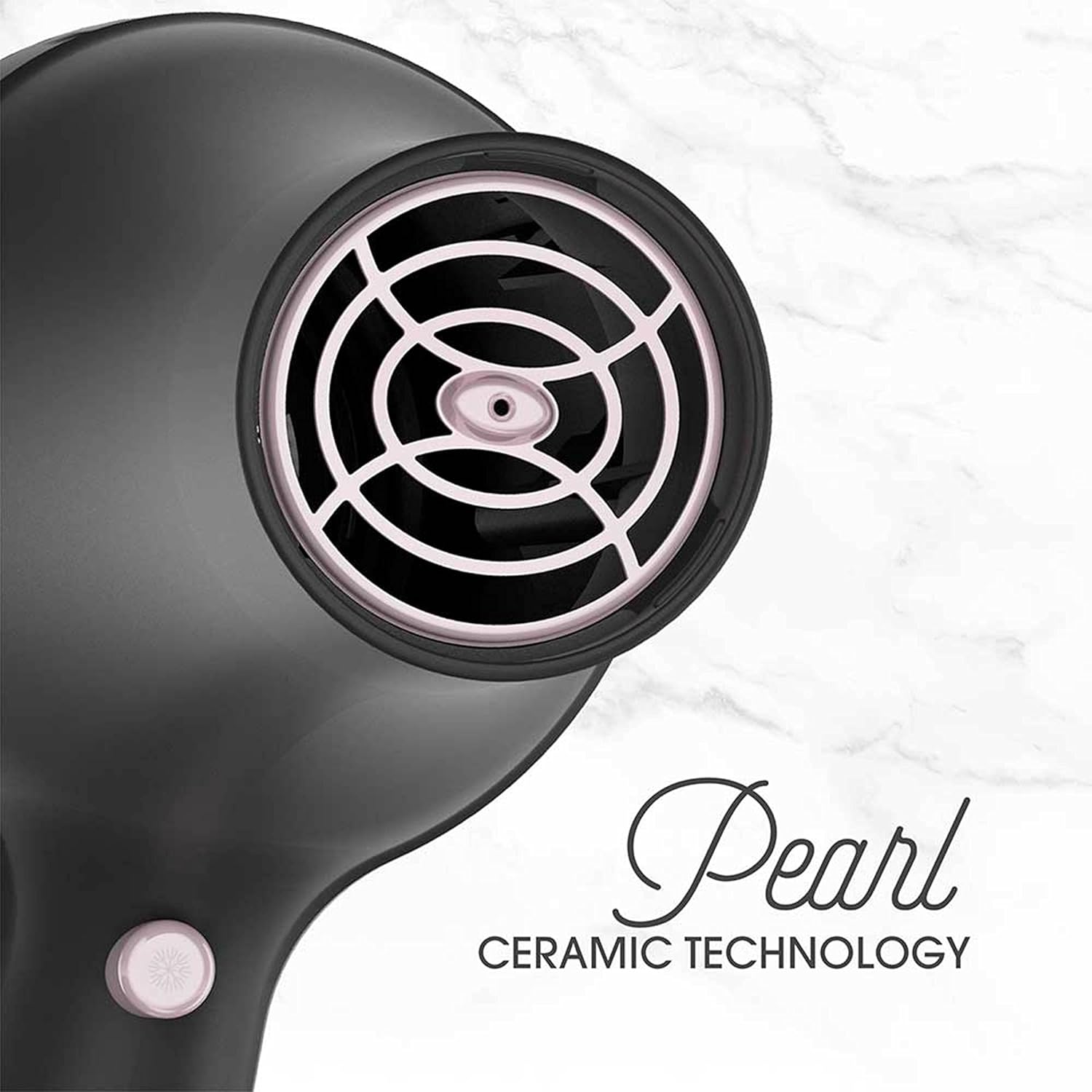 Remington AC2015 Pro Hair Dryer with Pearl Ceramic Technology, Black/Pink: Beauty