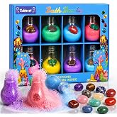 Tubbset Bath Bombs for Kids, 8 Bath Potion Bottles with Real Gem Surprises, Colorful Fizz Bath Set for Boys &amp; Girls, Gift-Ready Kids Bath Bomb Set for Birthday, Christmas, Easter Basket Stuffers