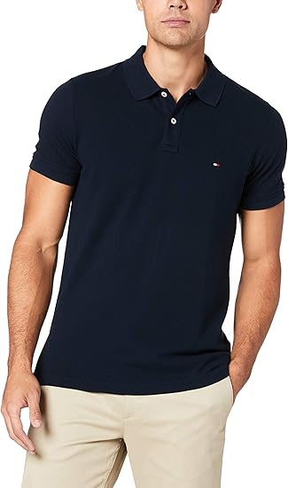 camisa polo tommy hilfiger masculina slim fit