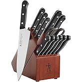 HENCKELS Everedge Solution Razor-Sharp 14-Piece Knife Set, Chef Knife, Bread Knife, Steak Knife, German Engineered Knife Info