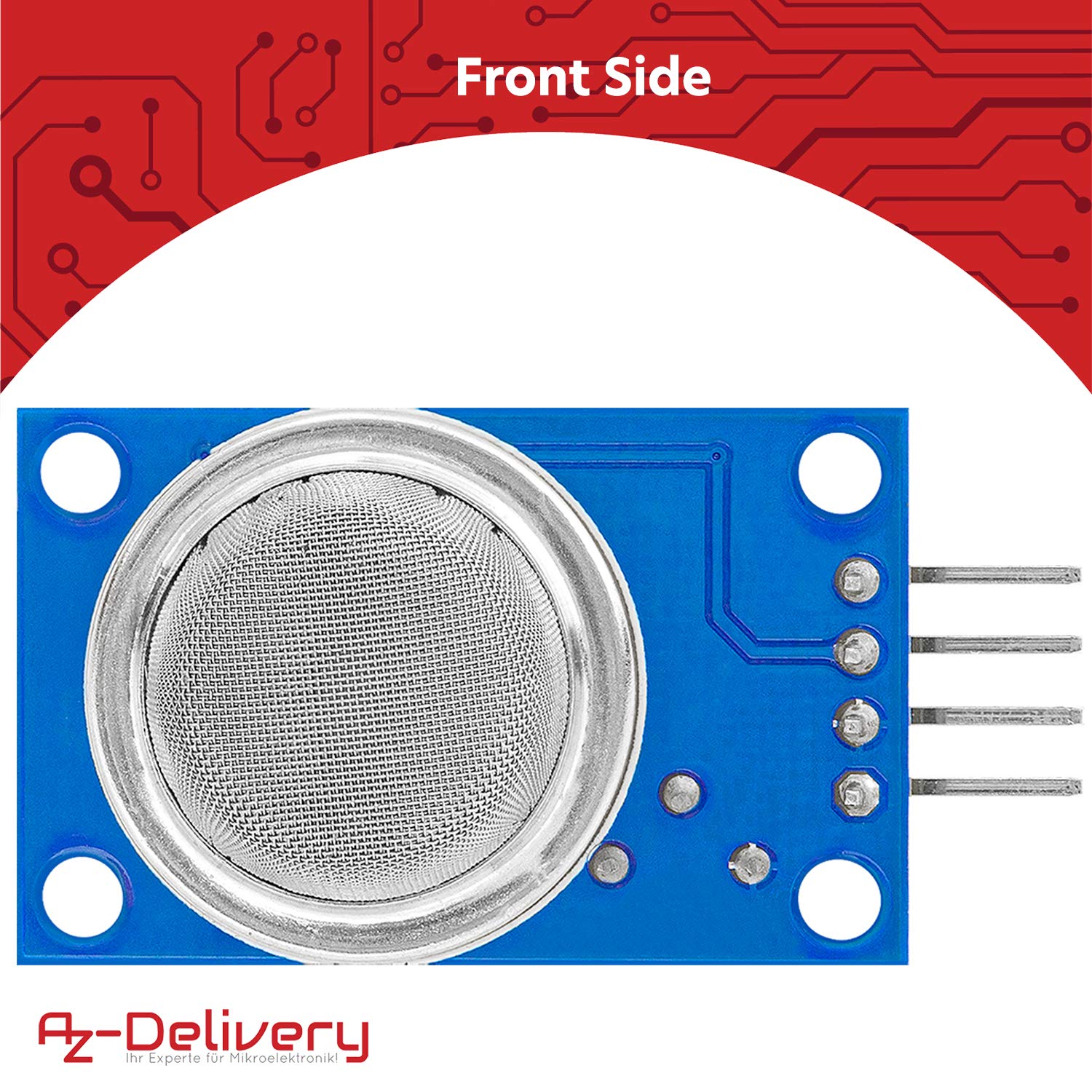 AZDelivery MQ-135 MQ135 Air Quality Gas Smoke Detection Sensor Module ...