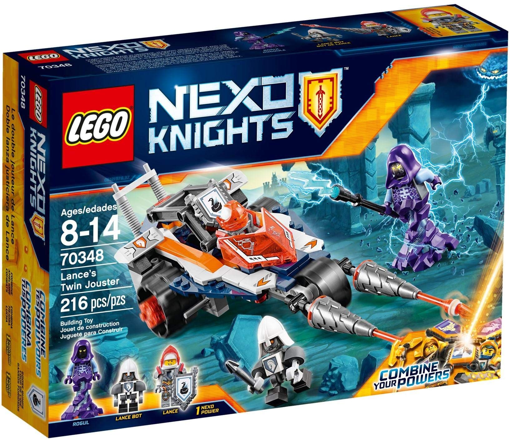 LEGO NEXO KNIGHTS Lance's Twin Jouster 70348 Fun Toy for Boys and Girls
