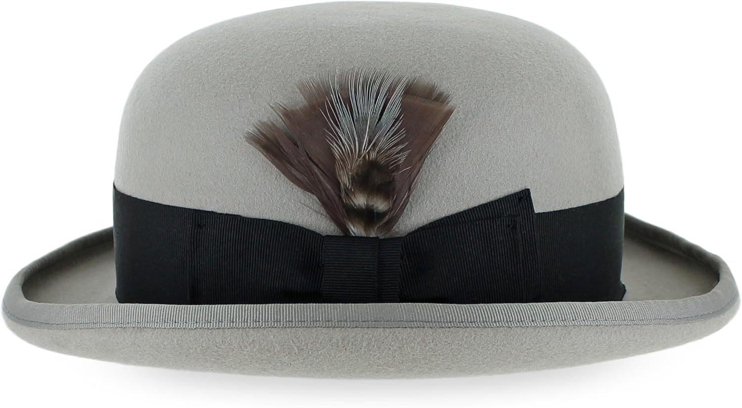 Belfry Bowler Derby 100% Pure Wool Theater Quality Hat in Black Brown Grey Navy Pearl Green at  Men’s Clothing store