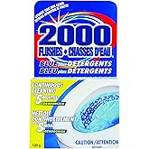 2000 Flushes Automatic Toilet Bowl Cleaner | Blue plus Detergents 100g | Makes scrubbing easier by helping break down toilet 