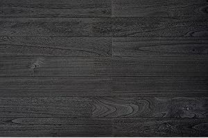 SINGULARWOOD Wall Planks,Rustic Accent Real Wood Panels for Interior Wall Decor,DIY Peel and Stick Easy Installation (12 Sheets/14.50 Sq Ft/Box),Ebony-Charcoal Black