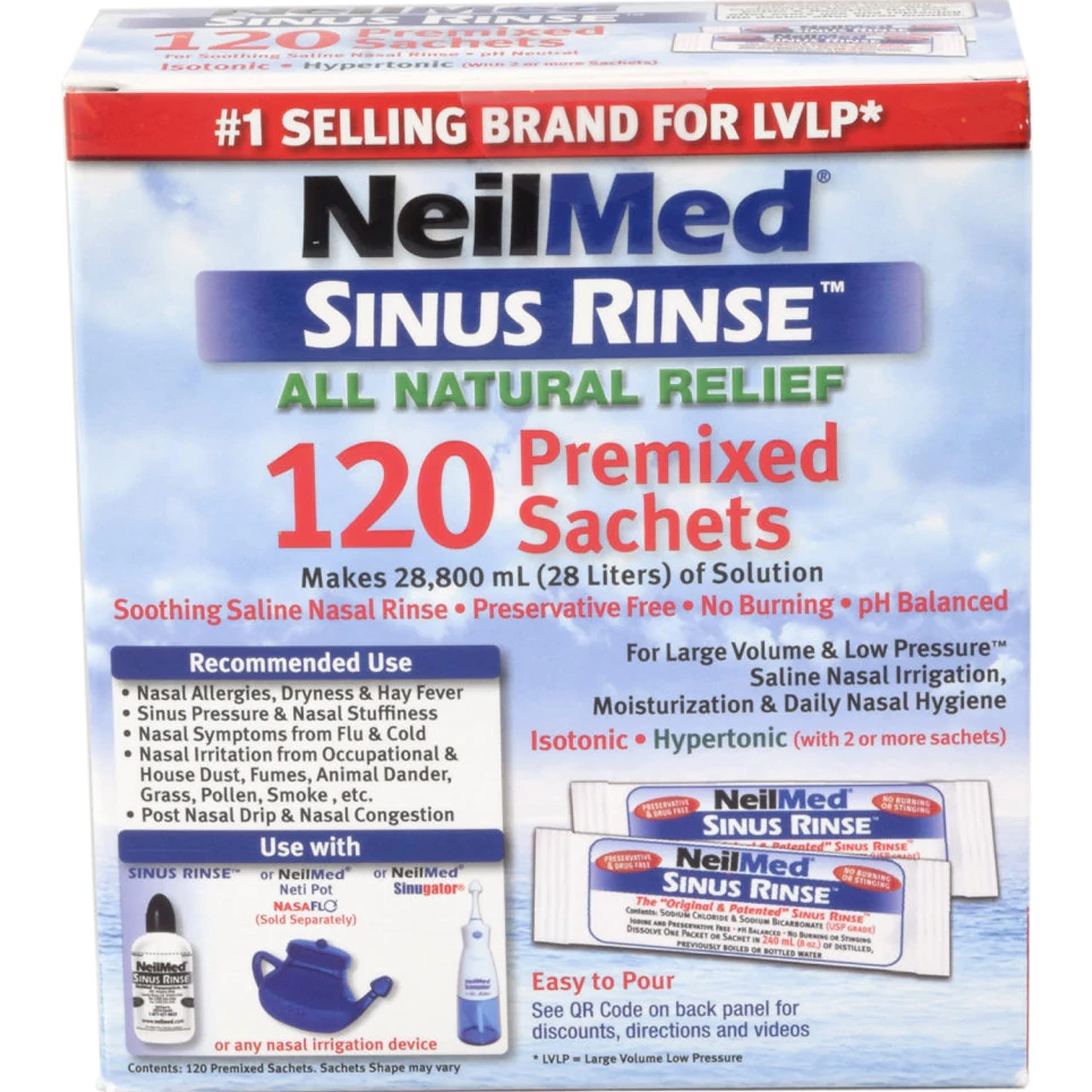 NeilMed Sinus Rinse - 120 Sachets