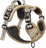 HEELE Dog Harness No Pull Small Bronze XS Reflective Easy Release Neck Clip view 7