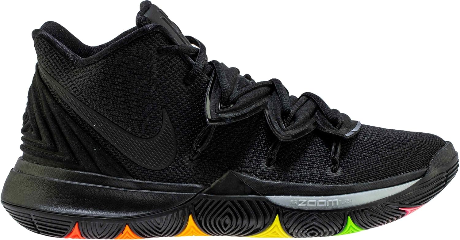 nike basketball shoes with rainbow bottom