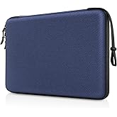 FINPAC Hard Laptop Sleeve Case for 15.3 inch MacBook Air M4 A3241 M3 A3114 M2 A2941 2025 2024, 16.2 inch MacBook Pro M4/M3/M2/M1 Pro/Max, Waterproof Case for Surface Laptop/Book, Navy