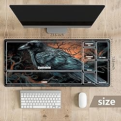 Playmat with Zones for MTG Magic The Gathering, 24