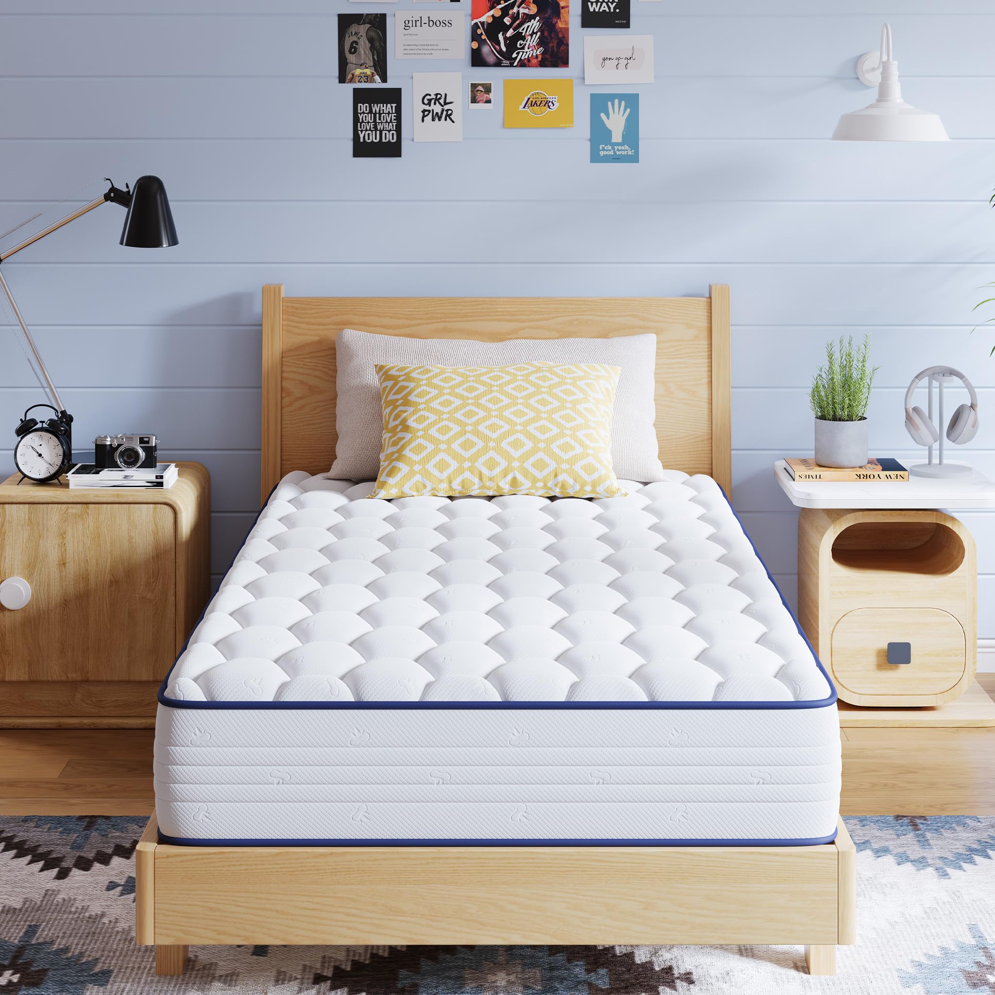 Photo 1 of *** USED/MINOR DAMAGE***Avenco 6 Inch Twin XL Mattress, Twin Bed Mattresses in a Box, Medium Soft, Breathable Fabric Cover & Adaptive Support, CertiPUR-US Certified, Twin XL Size Mattress in Guest and Kids Bedroom