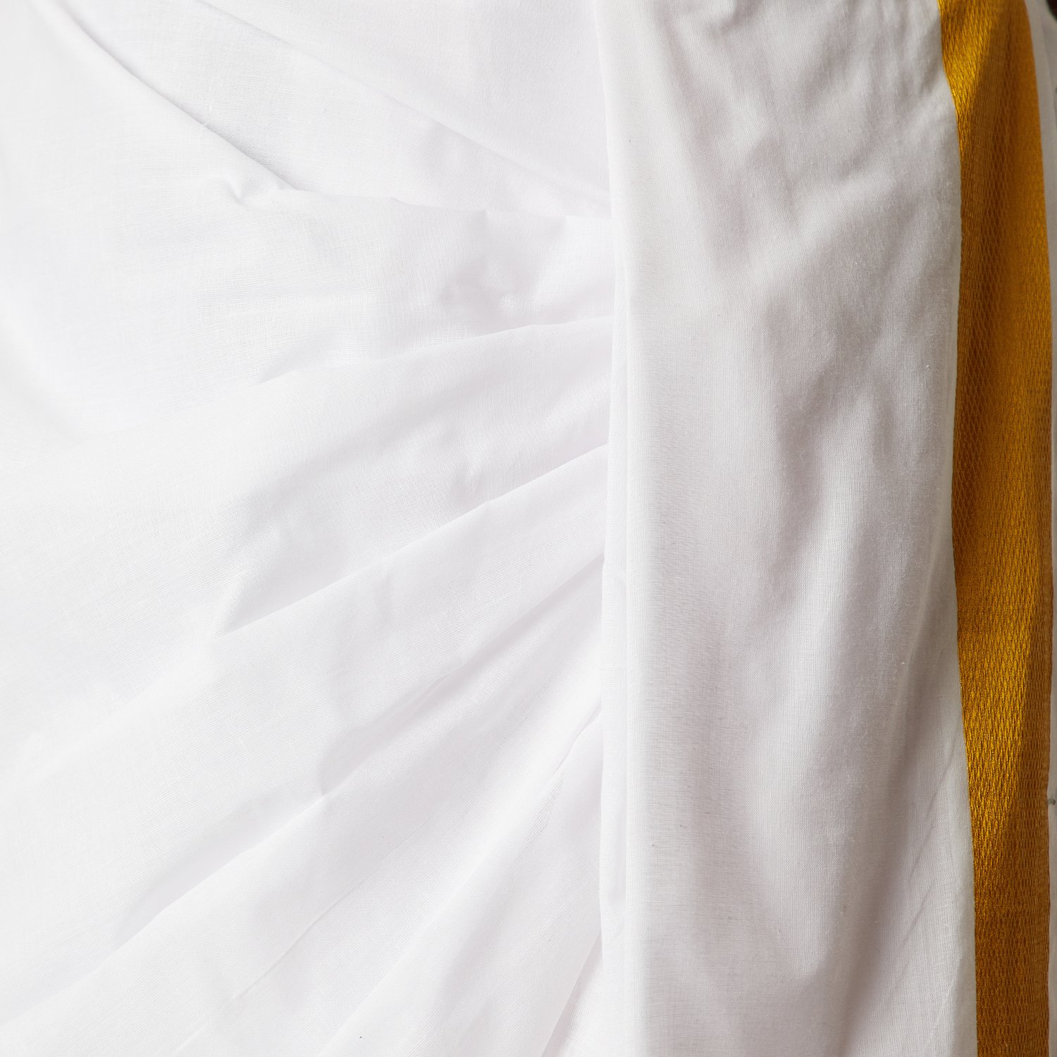 sojanya (since 1958), men's pure chicken cotton kurta dhoti combo