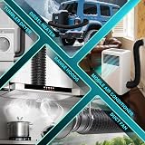 HG Power 100mm Ducting 5m Aluminum PVC Flexible Ventilation Duct with Clamps view 6