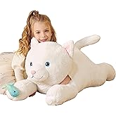EARTHSOUND Giant Persian Cat Stuffed Animal Plush Toy,30" Large Jumbo Cute Soft Toys,Big Size Huge Fluffy Plushy Oversized Fat Plushie,Gifts for Kid