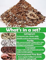 TOYPOPOR Orchid Potting Mix for Repotting