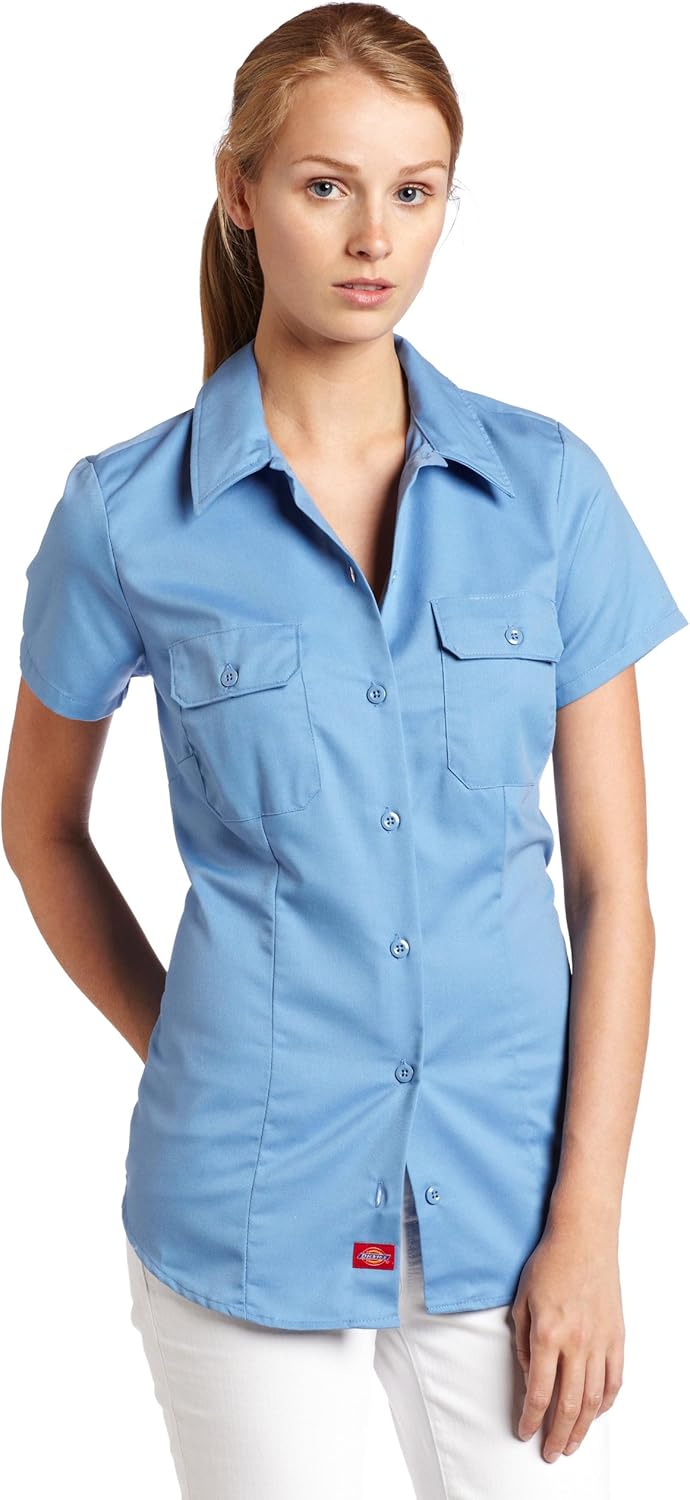Dickies Women's Short-Sleeve Work Shirt: Clothing