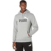 PUMA Essential+ 2 Col Big Logo Hoodie Fleece Medium Gray Heather LG