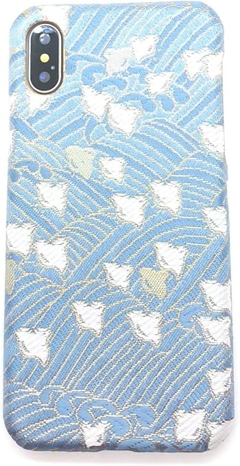 Amazon Co Jp 京都西陣織アイフォンケースx 波 千鳥 着物アイフォンケース Kimono Iphone8 Case さくら 和柄アイフォンケース 家電 カメラ