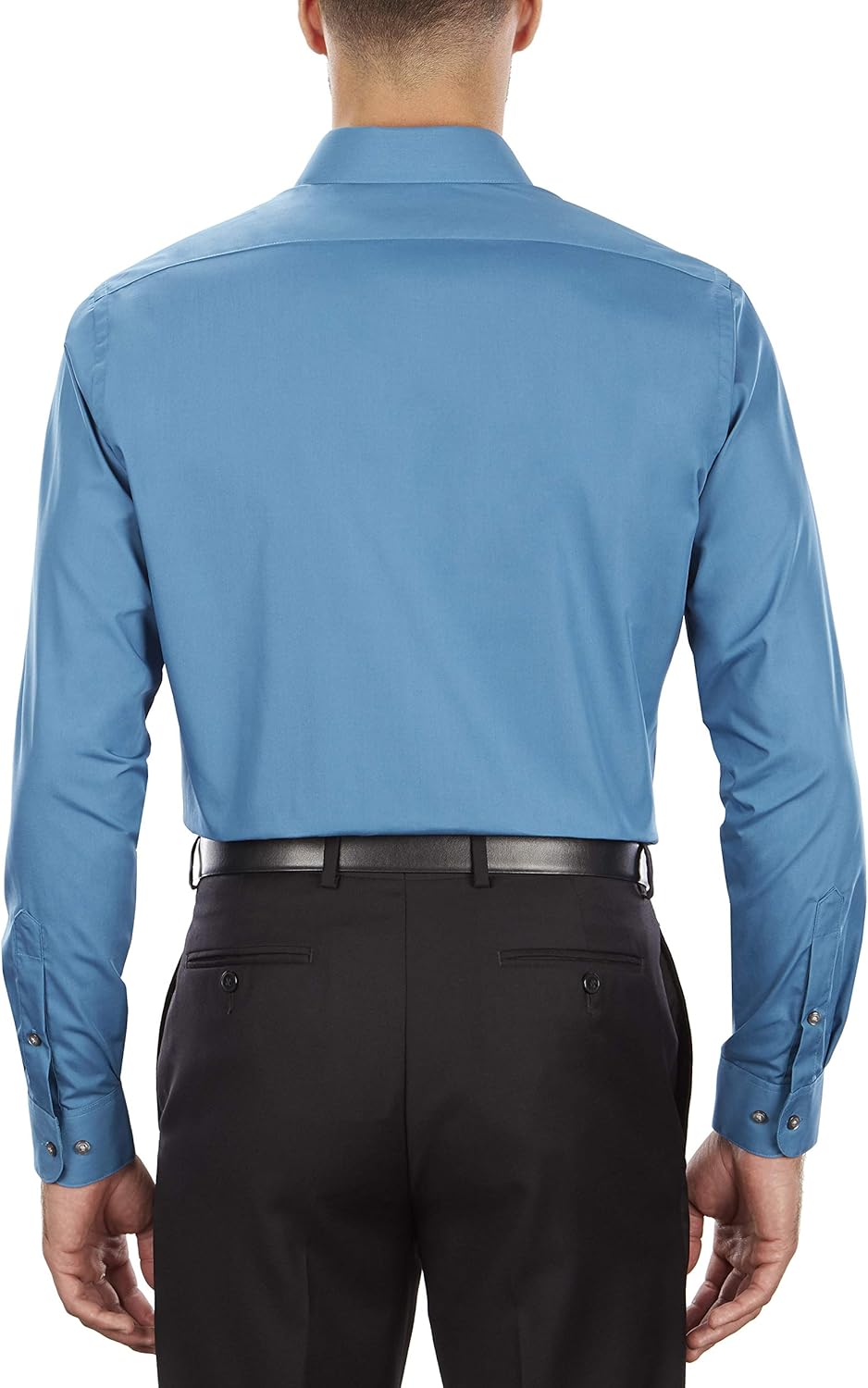 Van Heusen Men's Dress Shirt Regular Fit Poplin Solid at  Men’s Clothing store