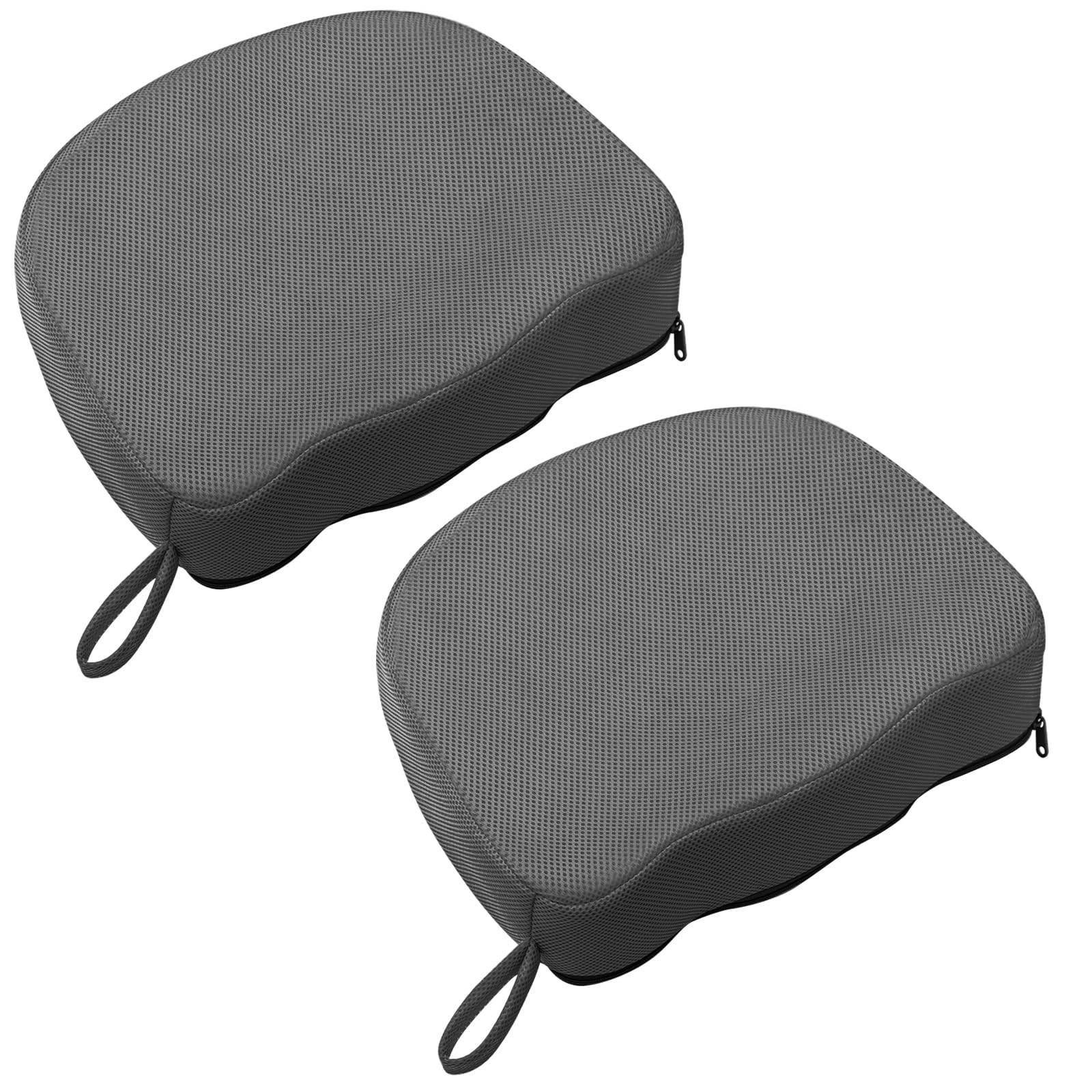 Photo 1 of Suzile 2 Pcs Hot Tub Booster Seat, 16 x 13 x 5 Inch Weighted Spa Booster Cushion for Adults, Quick Dry, 3D Air Mesh Cover, Micro Dot Non Slip Bottom Tub Cushion Accessory for Indoor Outdoor (Grey)