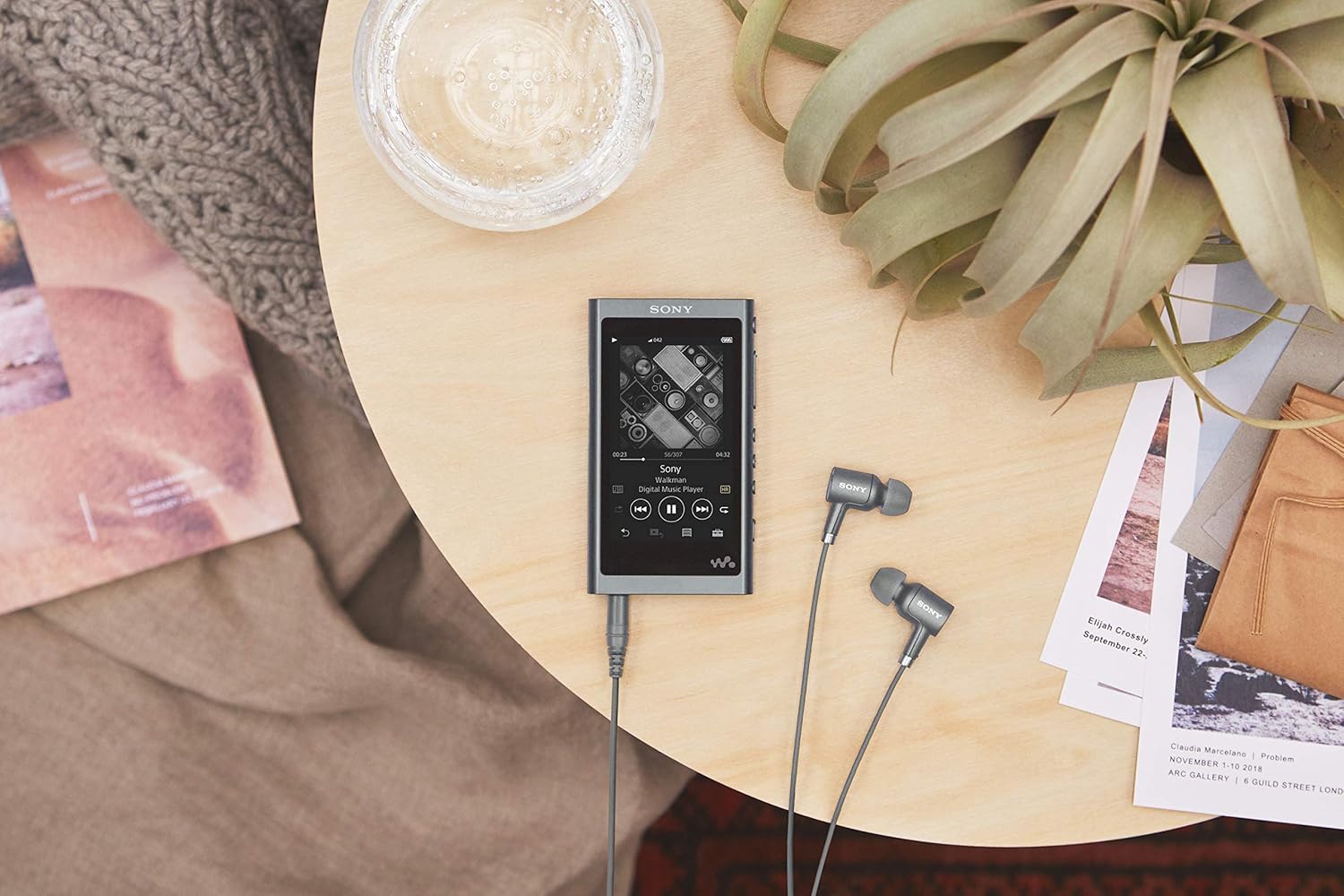 Sony NW-A55/B Walkman NW-A55 Hi-Res 16GB MP3 Player, Grayish Black: Electronics