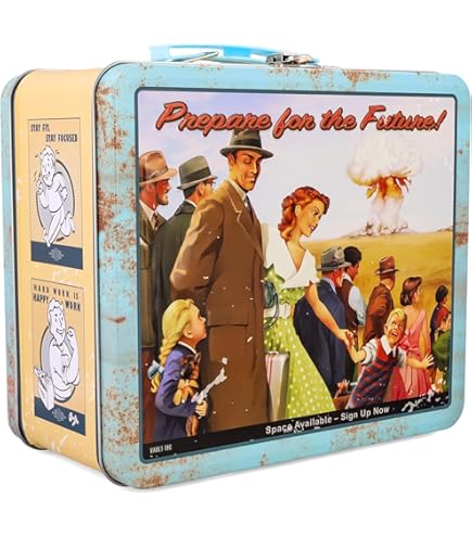 Amazon.com: FanWraps Fallout 4 Vault-Tec Weathered Tin Tote