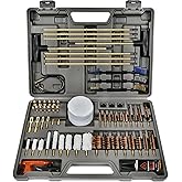 GLORYFIRE Elite Gun Cleaning Kit, Handgun Shotgun Pistol Universal Cleaning Kit with All Brass High-end Brushes, Jags, Reinforced and Lengthened Rods